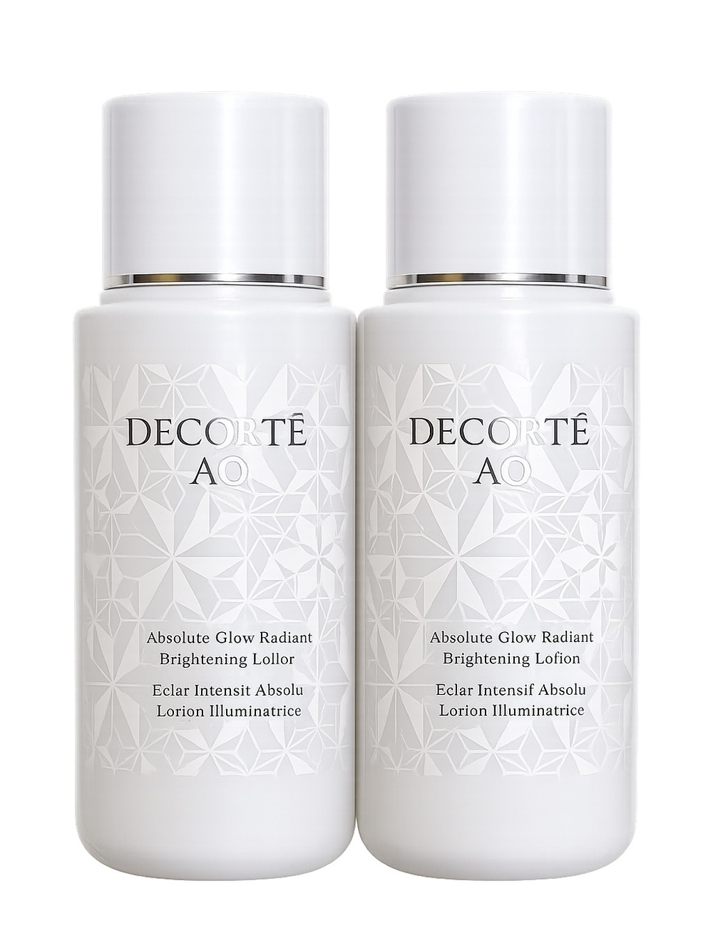 DECORTE AQ Absolute Glow-Radiant Brightening Lotion 2 Pack 1.7oz/50ml Each New
